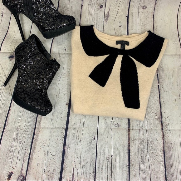J Crew Women’s Giant Bow sweater - Picture 3 of 5